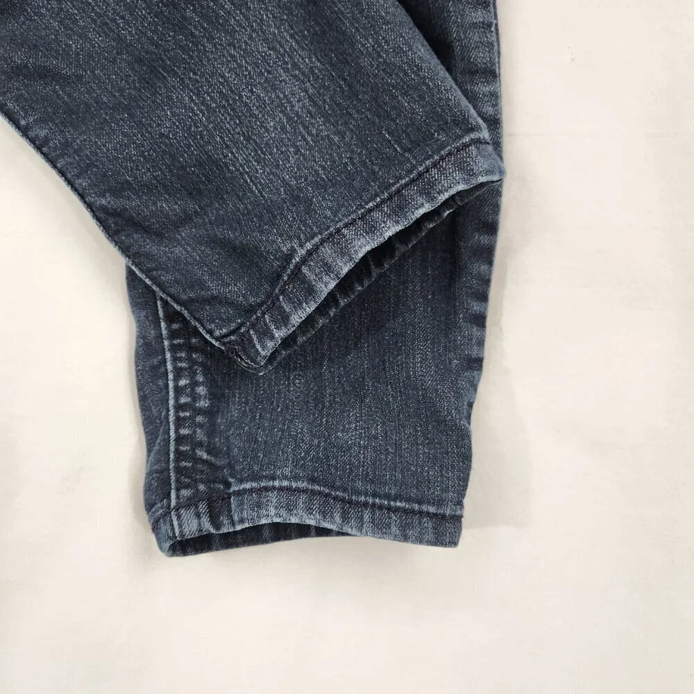 Democracy Ab Solutions Skinny Ankle Jeans Women's 4 Denim Mid Rise Dark Wash - Picture 6 of 10